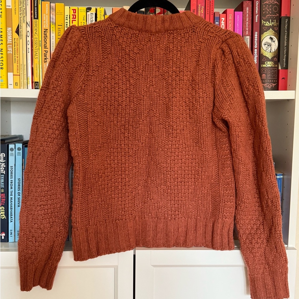 Madewell Terracotta Crew Neck Sweater - Picture 2 of 2